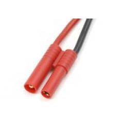 Connecteur Or 4mm Male 14AWG (1.62mm diam - 2.08mm2 sect)