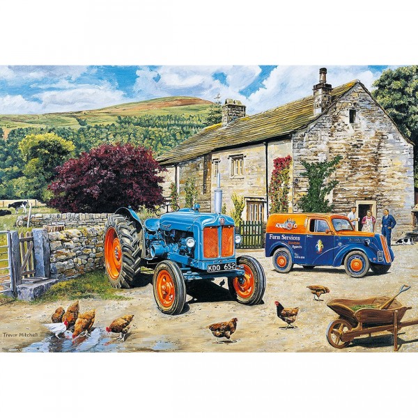 Puzzle 100 pièces XXL : Tracteur flambant neuf - Gibsons-G2207