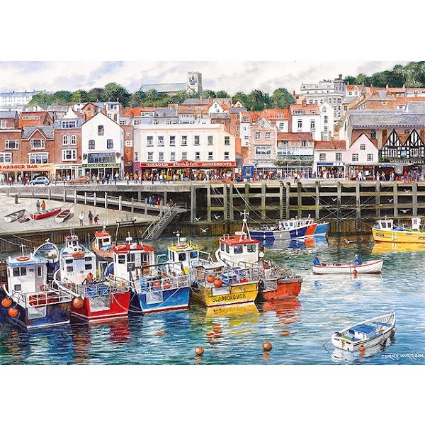 1000 Teile Puzzle - Scarborough Fishing Port - Gibsons-G6090