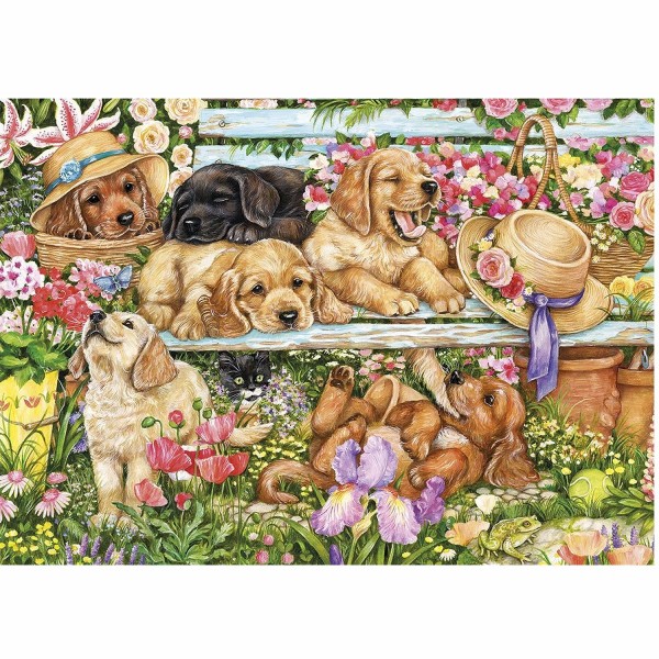 Puzzle 1000 pièces : Jolis petits chiens - Gibsons-G6112