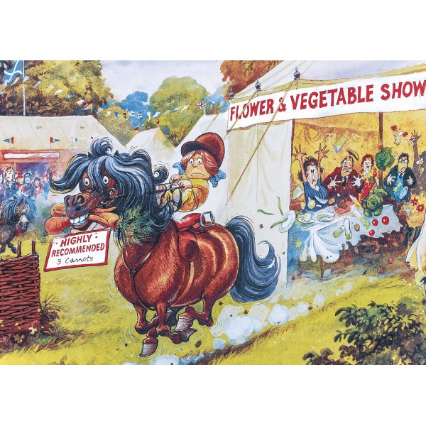 Puzzle 1000 pièces : Norman Thelwell : The Flower Show - Gibsons-G7077