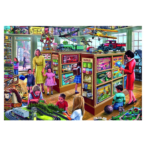 Puzzle 1000 pièces : Steve Crisp : Le magasin de jeux et jouets - Gibsons-G6191