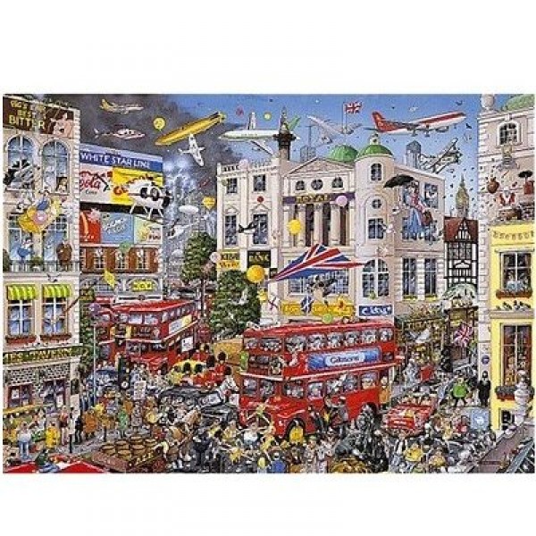 Puzzle 1000 pièces : J'aime Londres - Gibsons-G579