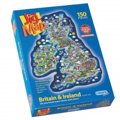 Puzzle 150 pièces extra larges - La Grande Bretagne et l'Irlande
