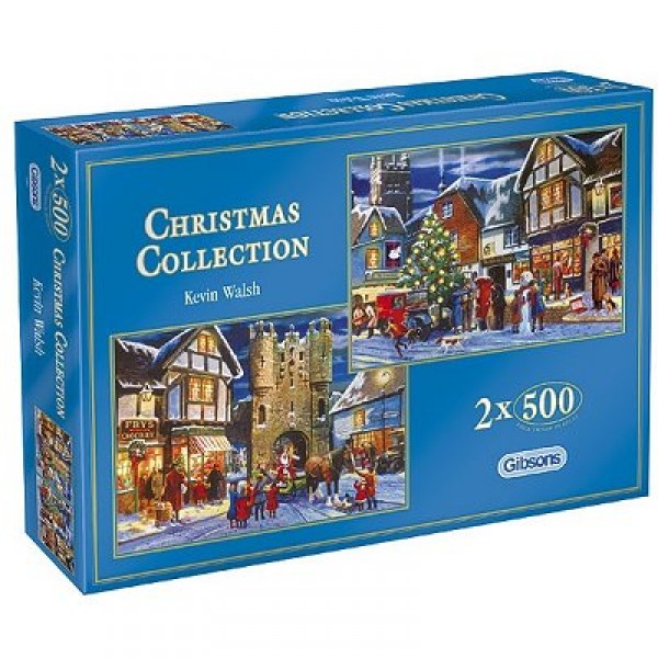 Puzzle 2 x 500 pièces - Noël d'autrefois - Gibsons-G5007