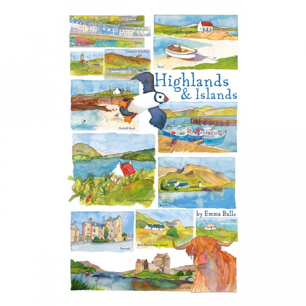 Puzzle 250 pièces : Emma Ball : Highlands & Islands - Gibsons-G2515