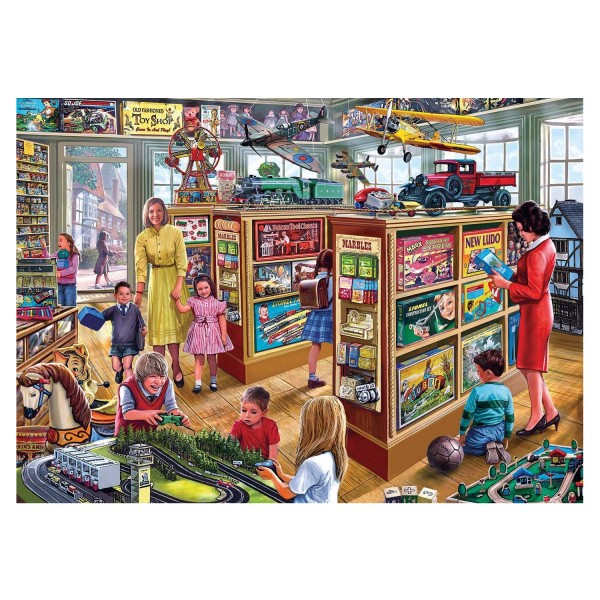 Puzzle 250 pièces XL : Steve Crisp : Le magasin de jeux et jouets - Gibsons-G2707