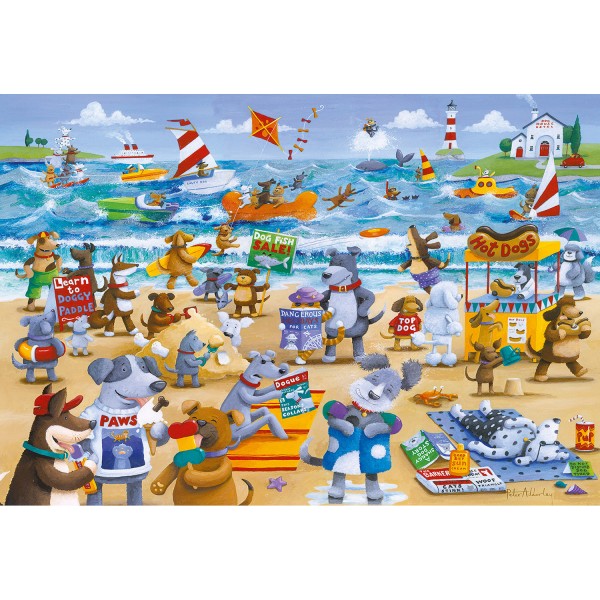 Puzzle 500 pièces : Doggy Paddle - Gibsons-G3080