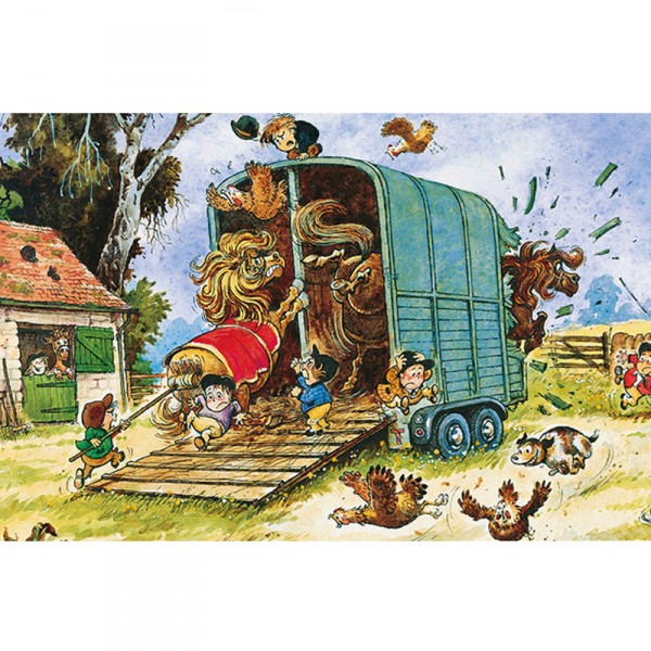 Puzzle 500 pièces : Norman Thelwell : Boxing Up - Gibsons-G3086