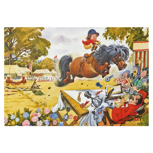 Puzzle 500 pièces : Thelwell : Course hippique - Gibsons-G3408