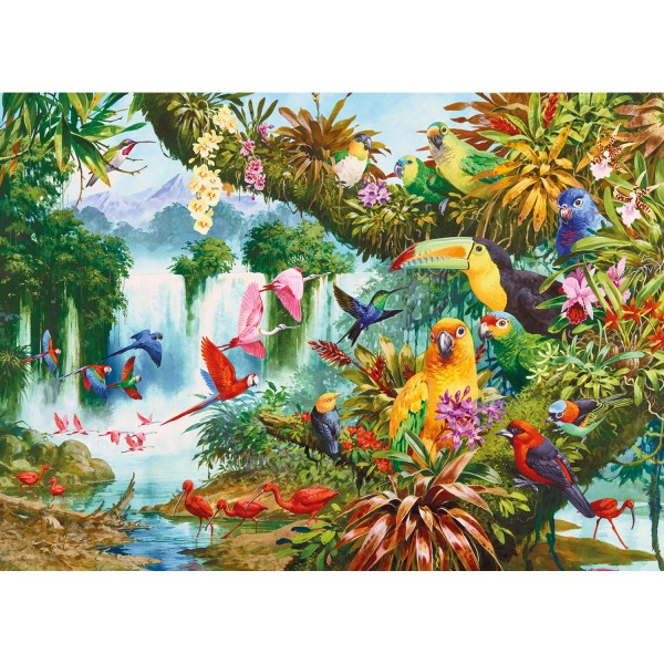 Puzzle 500 pièces XXL : Amis exotiques - Gibsons-G3514