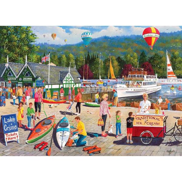 Puzzle 1000 pièces : Lac Windermere - Gibsons-G6325