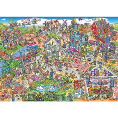 Puzzle 1000 pièces : Le chaos de la Saint-Jean