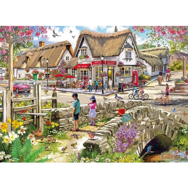 1000 pieces puzzle: Daffodils and ducklings - Gibsons-G6319