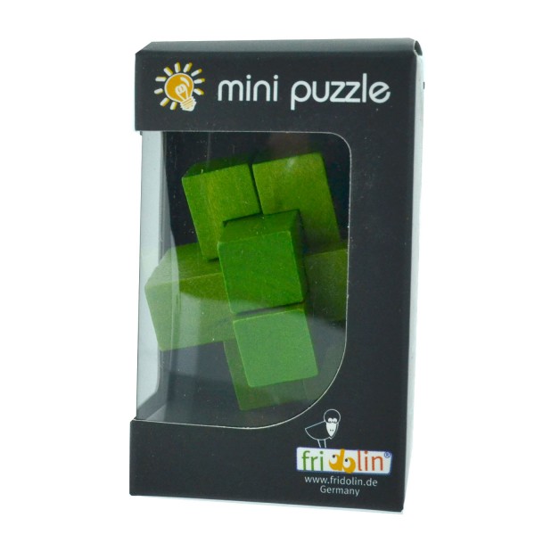 Casse-tête en bois Mini puzzle : Vert - Gigamic-17596