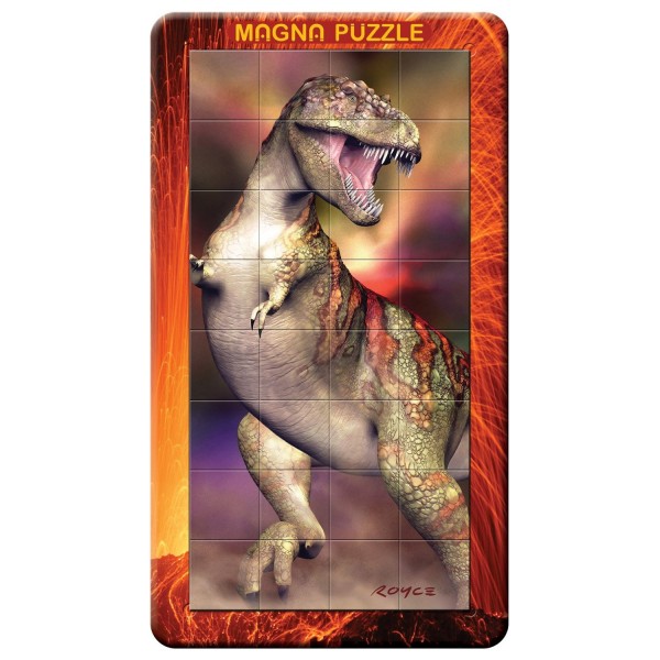 Puzzle 3D 32 pièces : Magna Puzzle Portrait : T-Rex - Gigamic-CWPR