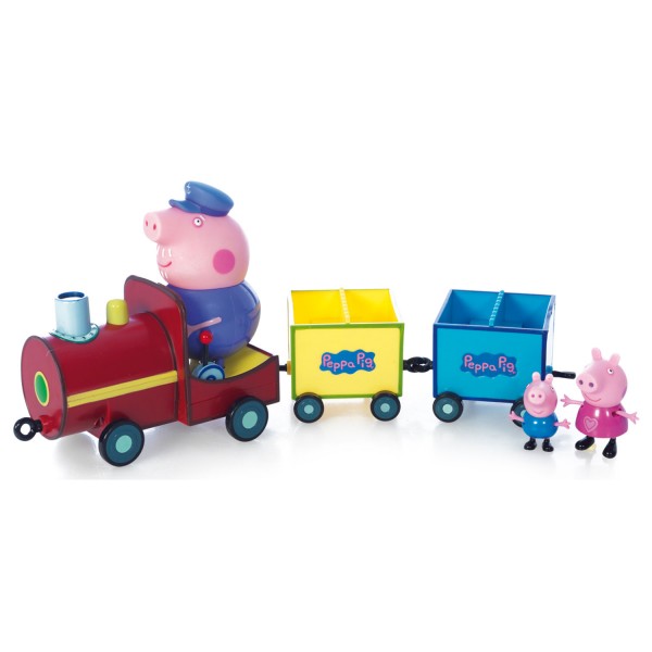 Figurine Peppa Pig : Le train de Papy Pig - Giochi-4892