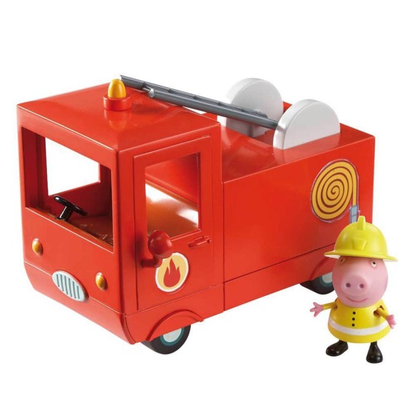 Figurine Peppa Pig et véhicule : Camion de pompier - Giochi-PPC15-4