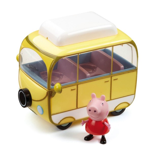 Figurine Peppa Pig et véhicule : Le camping-car - Giochi-PPC15-3