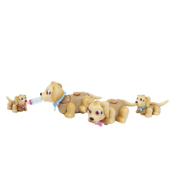 Figurines Pet Parade : Grande Famille de chiens labrador - Giochi-PTF061