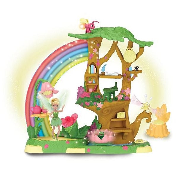 Maison de poupées - Disney Fairies : Playset avec fonctions et figurine Clochette - Giochi-5208