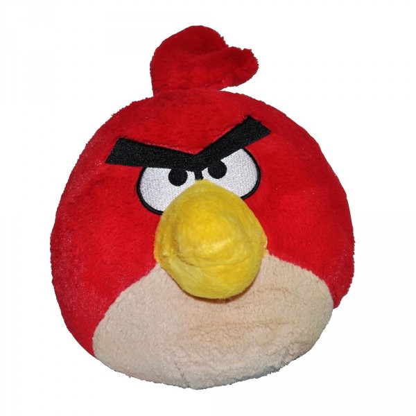 Peluche Angry Birds 30 cm : Oiseau rouge - Giochi-2266-Oiseau