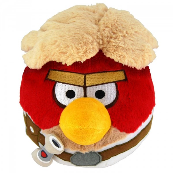 Peluche Angry Birds Star Wars 12 cm : Luke Skywalker - Giochi-2381-4