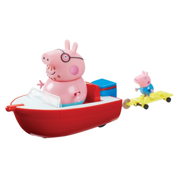 Peppa Pig en vacances : Bateau hors-bord et figurines - Giochi-PPH06