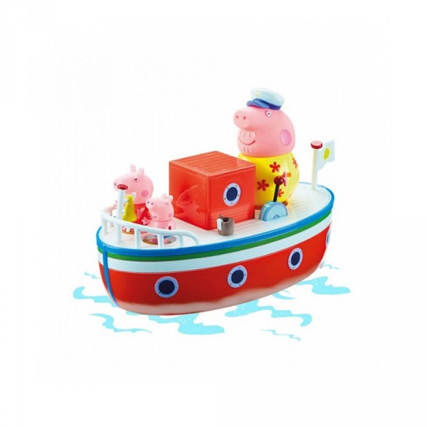 Peppa Pig en vacances : Le Bateau de Papy Pig (+3 figurines) - Giochi-PPH01