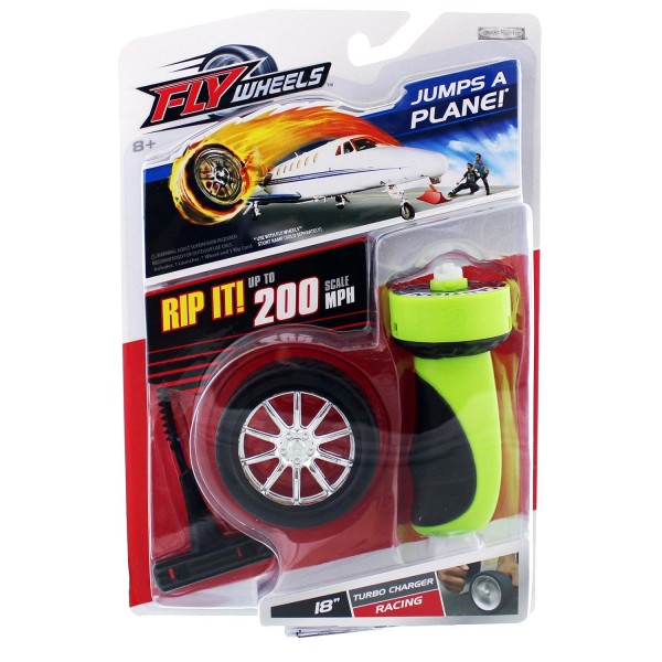 Roue avec lanceur Fly Wheels : Turbo Charger Racing - Giochi-7186-Vert