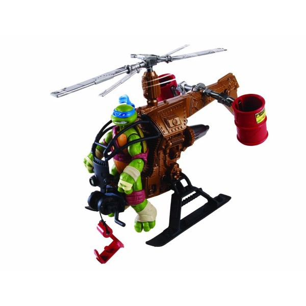 Véhicule pour figurine Tortues Ninja : Dropcopter - Giochi-5414-1