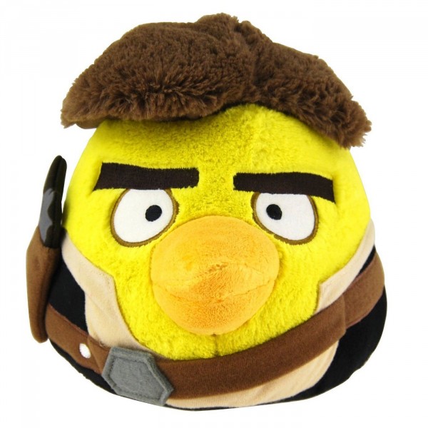 Peluche Angry Birds Star Wars 12 cm : Han Solo - Giochi-2381-5