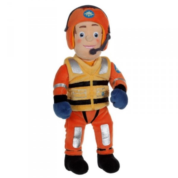 Peluche Sam le Pompier en tenue de secouriste 20 cm - Gipsy-55248-2