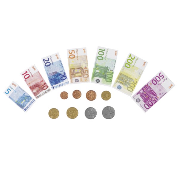 Billets et pièces en euros pour jouer - Dam-8651853