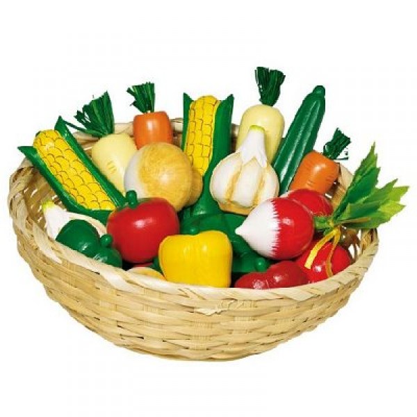 Corbeille de légumes en bois - Goki-8651662