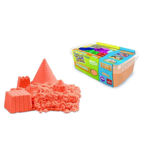 Moulage Super Sand : Sable coloré orange - Goliath-83245