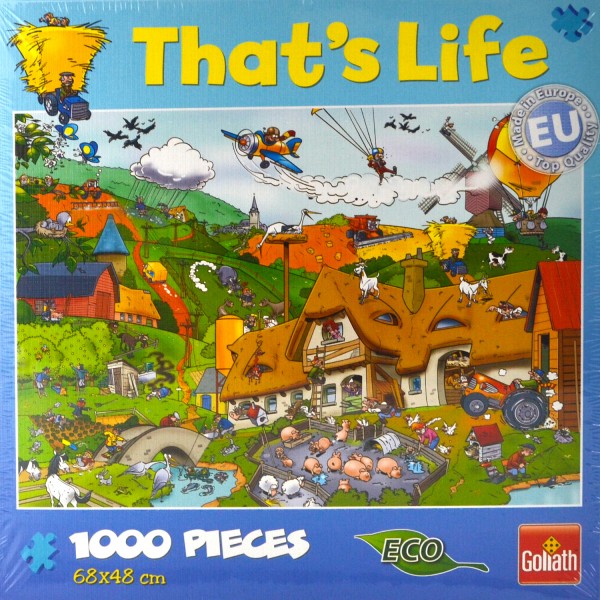 Puzzle 1000 pièces That's Life : A la ferme - Goliath-71303