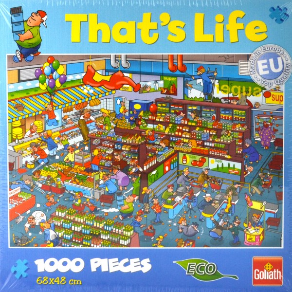 Puzzle 1000 pièces That's Life : Au magasin - Goliath-71307