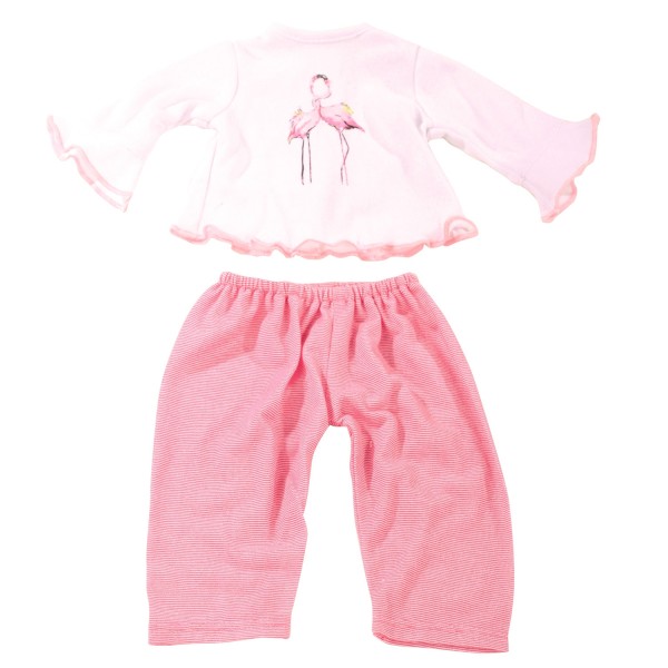 Vêtement pour poupée de 45 à 50 cm : Pyjama flamands roses - Gotz-3402605