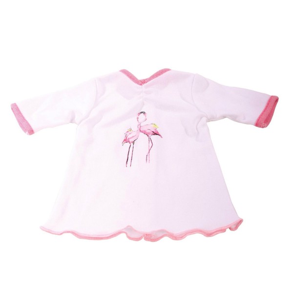 Vêtement pour poupée de 45 à 50 cm : Tunique blanche avec flamands roses - Gotz-3402603