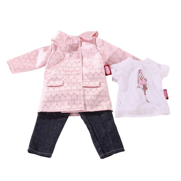 Vêtements pour poupées de 45 cm : Jean, tee-shirt et manteau - Gotz-3402301