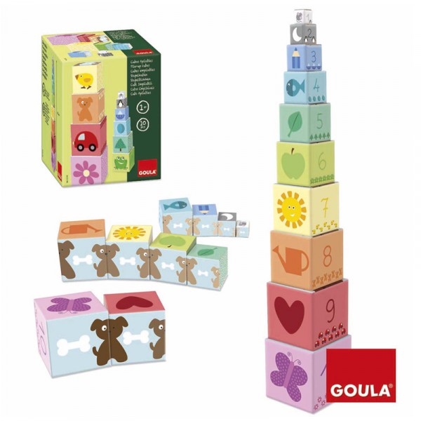 Cubes à empiler 1-10 - Diset-Goula-55218
