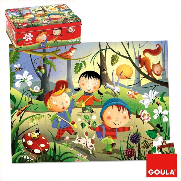 Puzzle 54 pièces : Forêt - Diset-Goula-53432