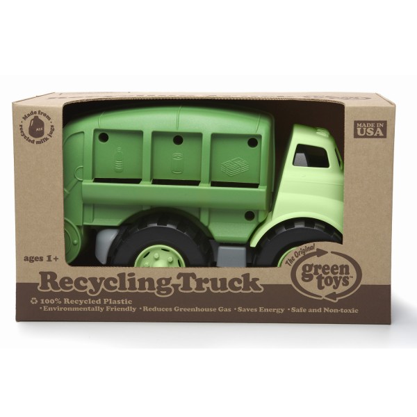 Le camion poubelle de recyclage vert - GreenToys-KKGTRTK