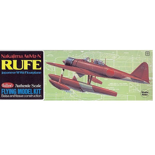 Maquette avion en bois : Rufe A6M2-N - Guillows-0280507