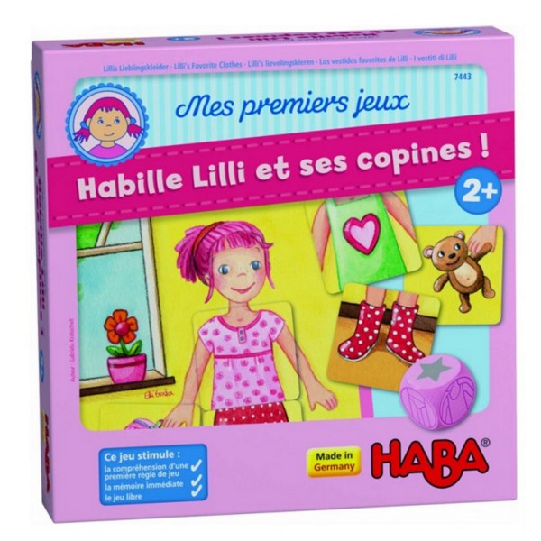 Mes premiers jeux : Habille Lilli et ses copines - Haba-7443