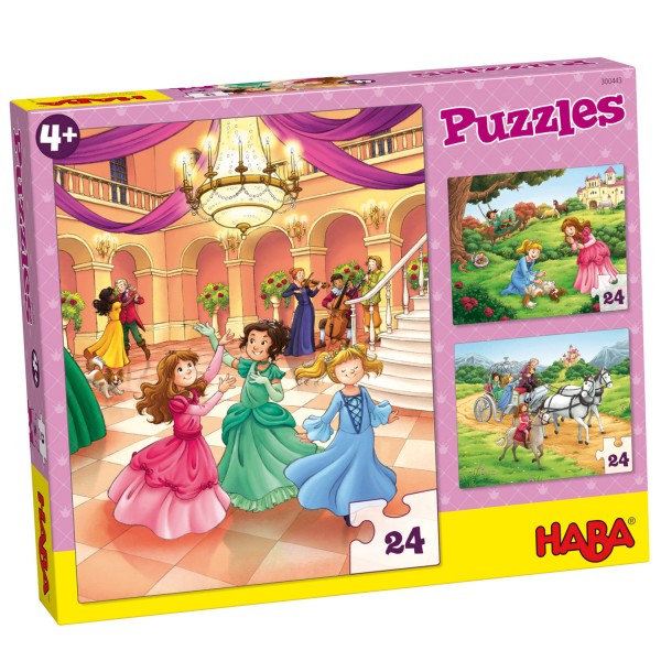 Puzzle 3 x 24 pièces : Princesse Mina - Haba-300443