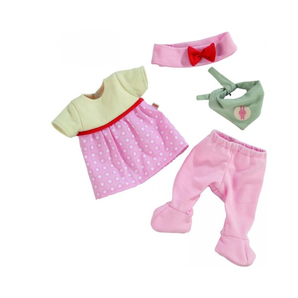Vêtement pour poupée Fritzi : Ensemble petit lapin - Haba-301138