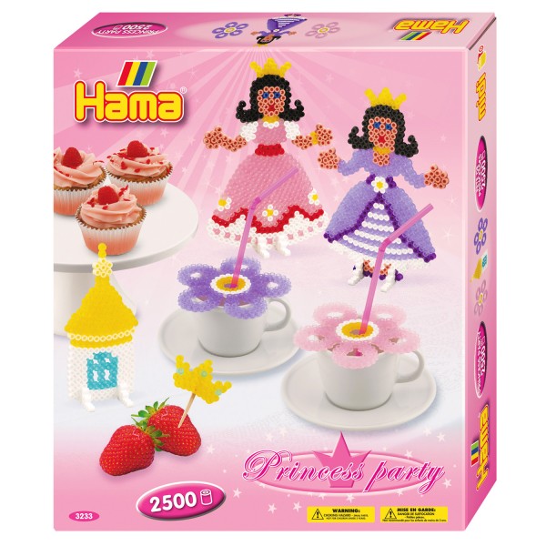 Boîte de 2500 perles et plaques Hama Midi : Fête de princesse - Hama-3233