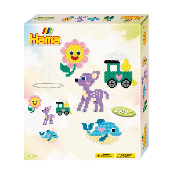 Kit de perles Hama midi : Mobile pour enfant - Hama-3235
